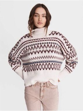 Rag & Bone fairisle turtleneck